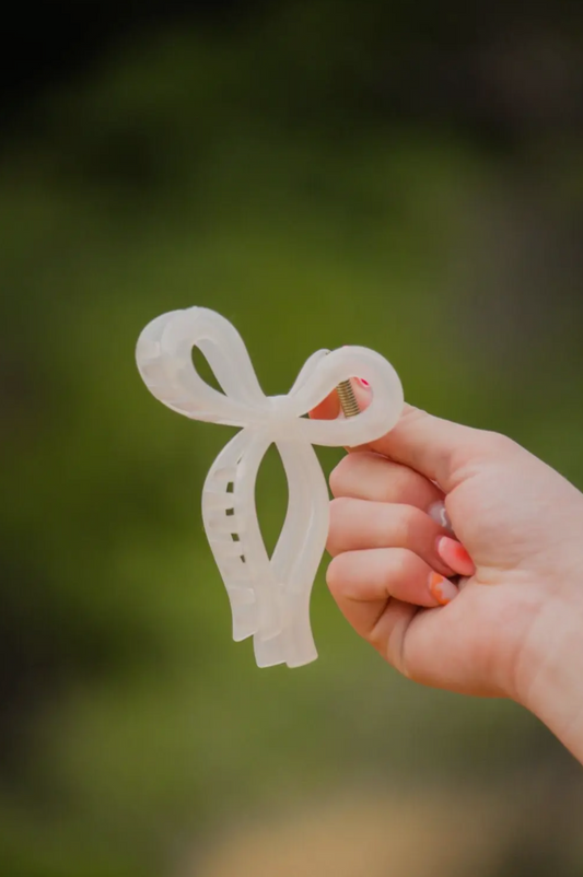 Claw Clip - Vintage Bow