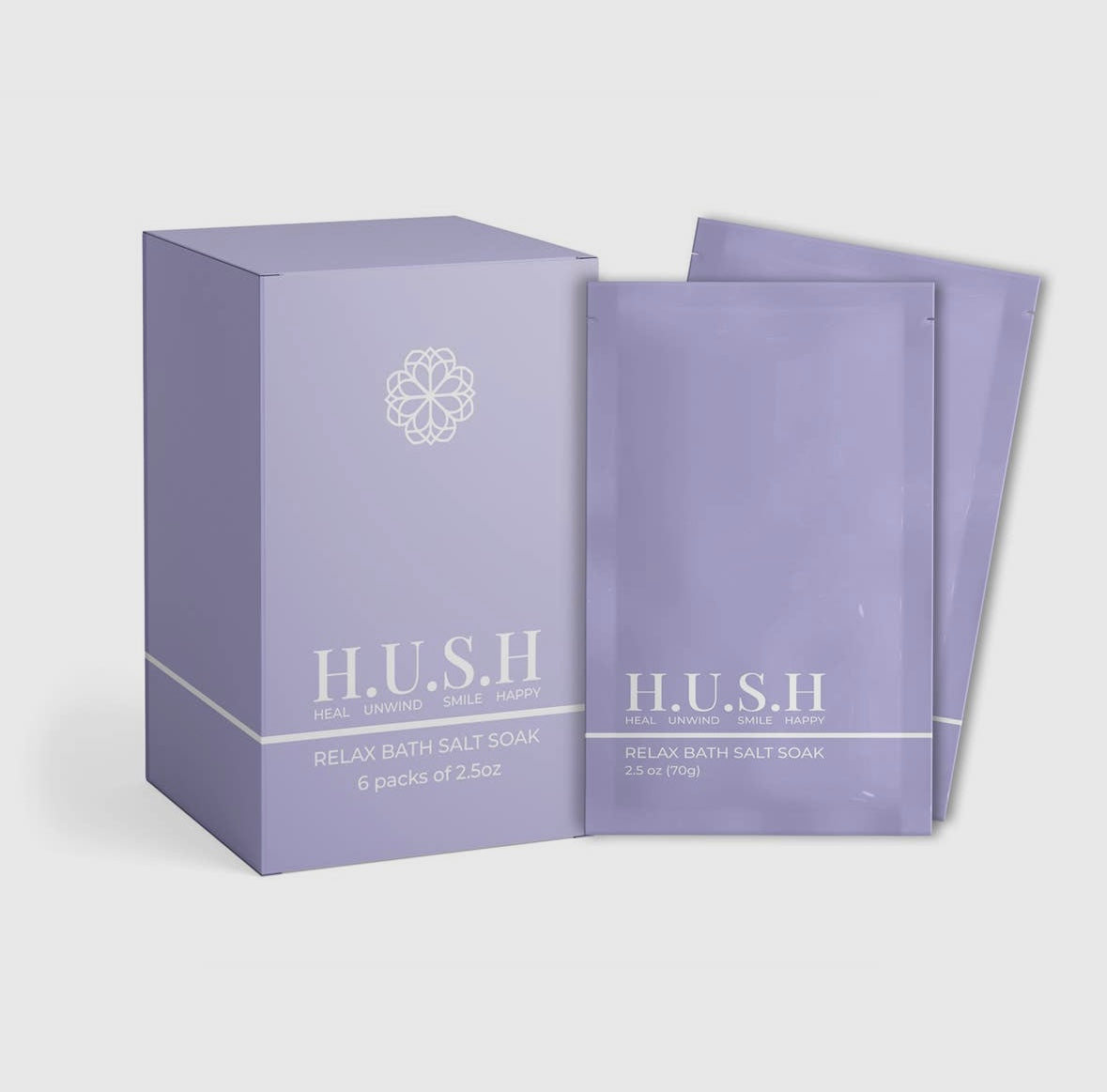 H.U.S.H Bath Soak Set - 6 Pack