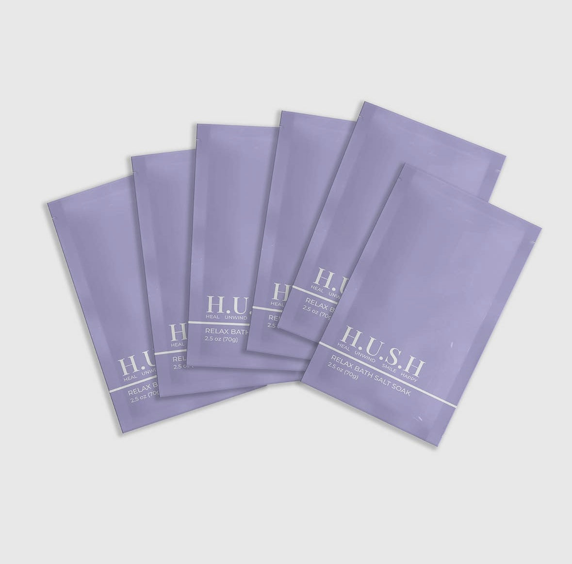 H.U.S.H Bath Soak Set - 6 Pack