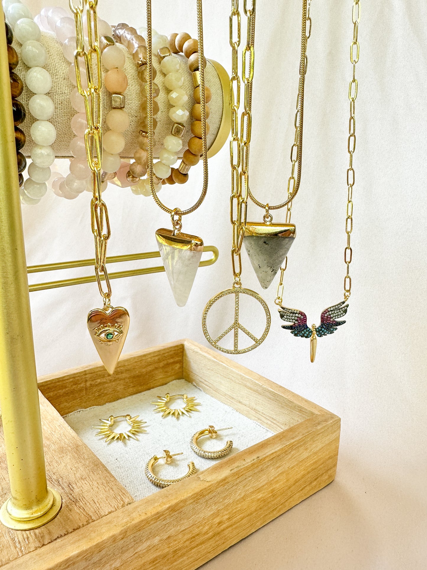 Summer Love Peace Necklace