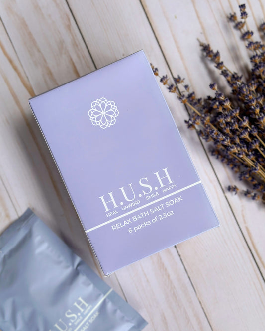 H.U.S.H Bath Soak Set - 6 Pack