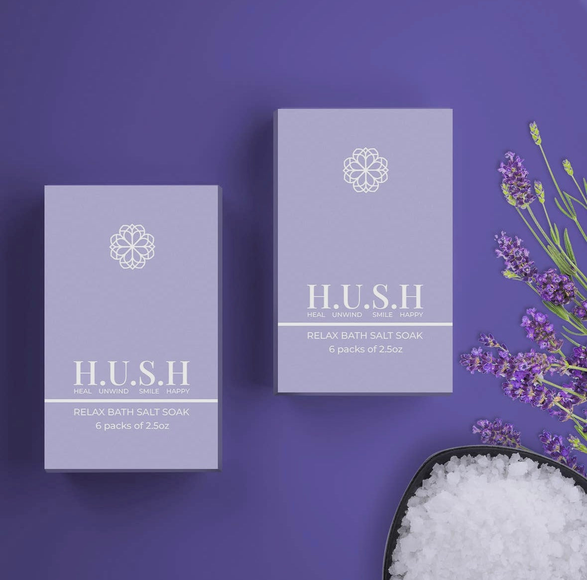 H.U.S.H Bath Soak Set - 6 Pack