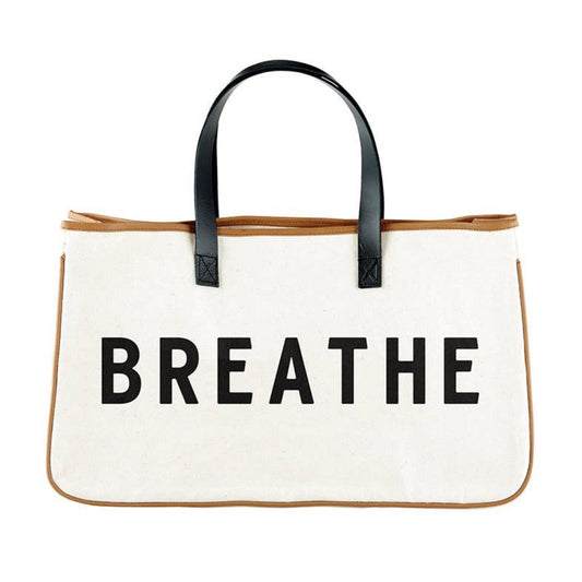 Canvas Tote Bag - Breathe