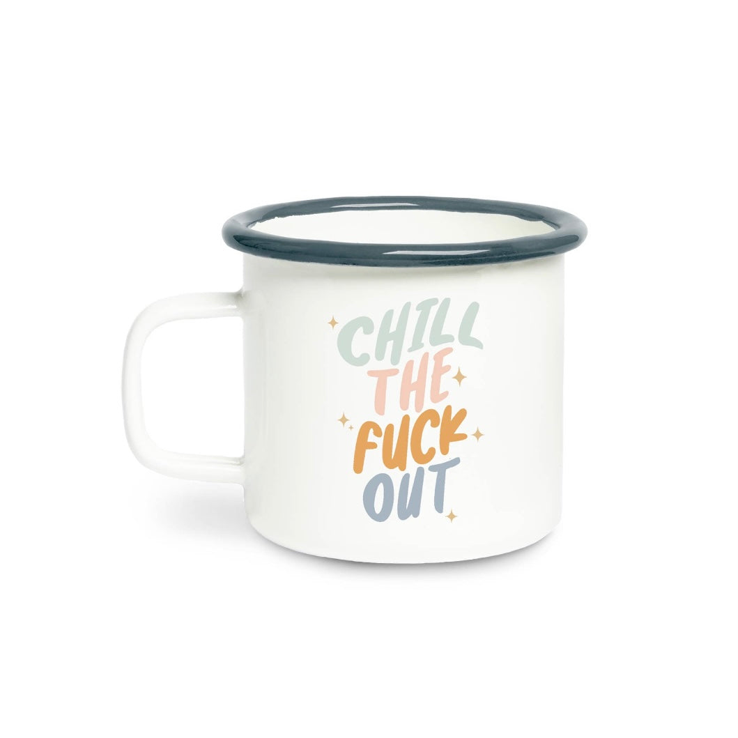 Chill The F*ck Out Camp Mug